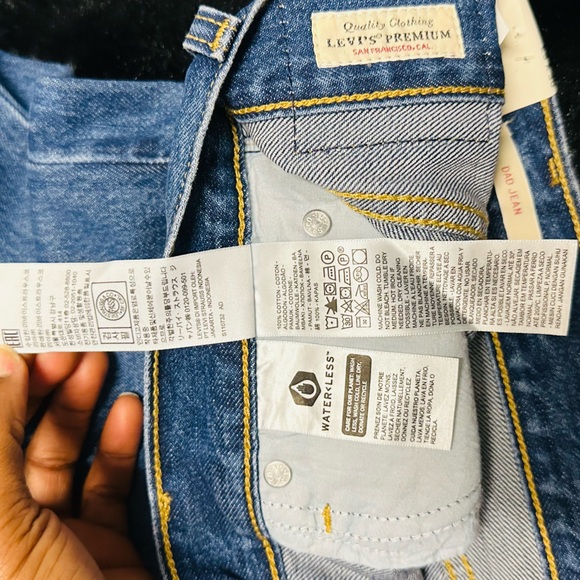 LEVIS Dad Blue Straight Leg Jeans - Picture 9 of 13